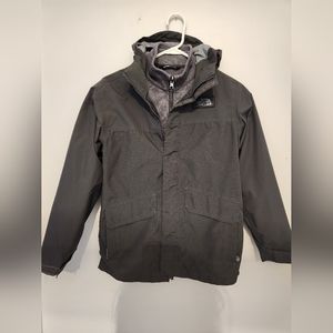 Boys Size 14/16 (Large) Grey Northface Jacket